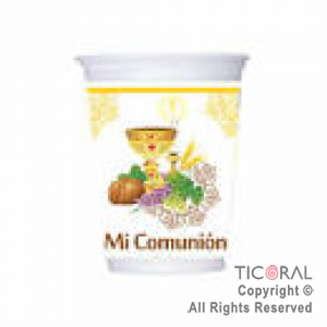 VASO COMUNION BLANCO X 10